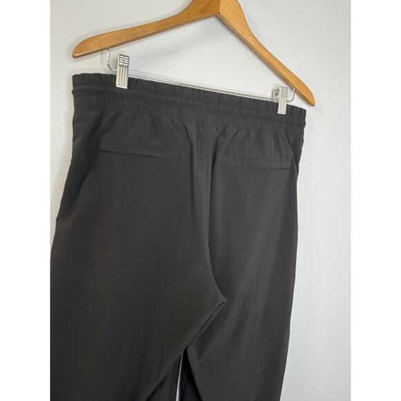 Athleta Avenue Wide Leg Crop Pant Black Sz 12P Lightweight Commute - Picture 8 of 13